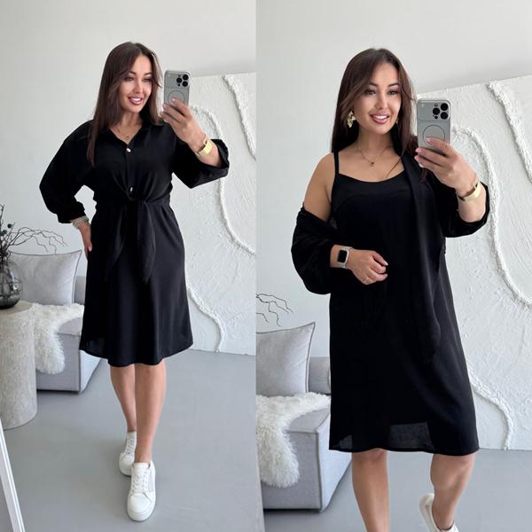 Костюм Sofi Cor (42-52) 9079 black (лето)