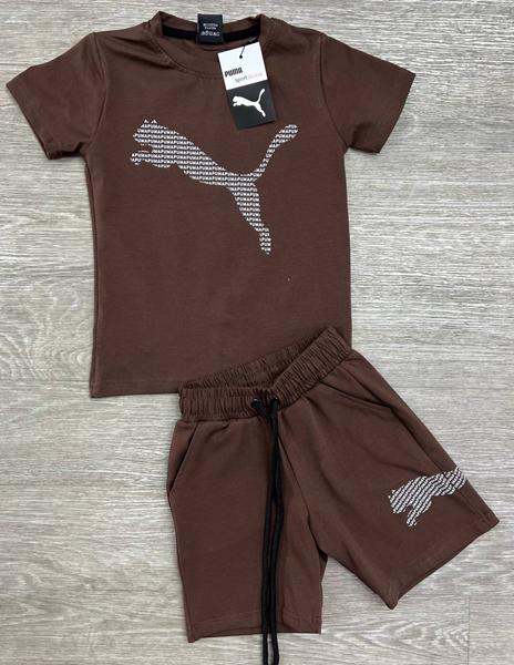Костюм MirWear kids (4-8) MR800-287-1 brown (лето)