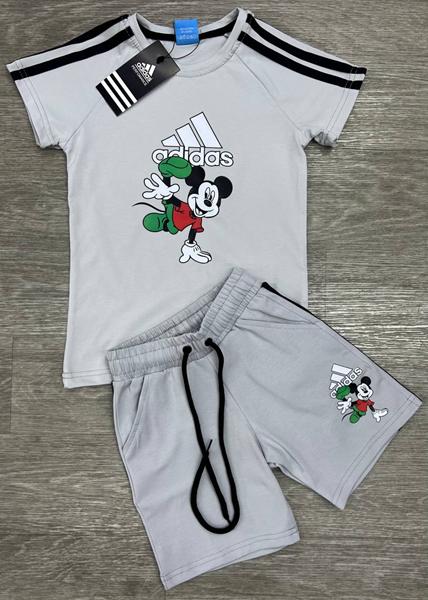 Костюм MirWear kids (4-8) MR812-287-1 l.grey (лето)