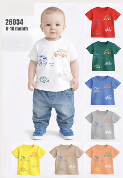 Футболка Baby Boom (0.6-1.6) 26034 l.blue (лето)