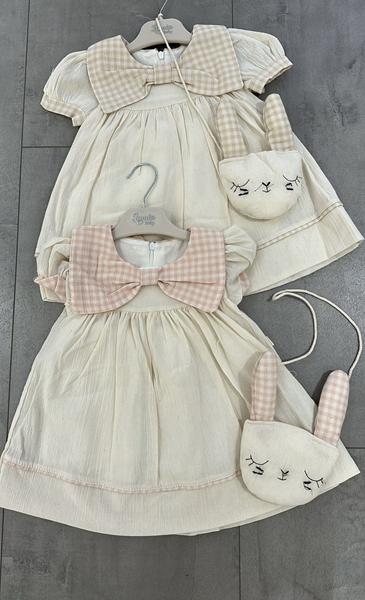 Платье Baby Boom (0.9-2) BB402 beige-beige (лето)