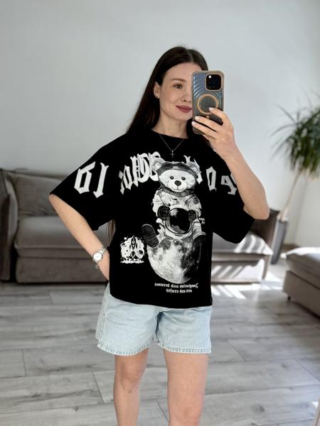 Футболка S.Style (one size) 55-4 black (лето)