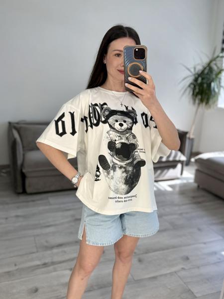 Футболка S.Style (one size) 55-4 white (лето)