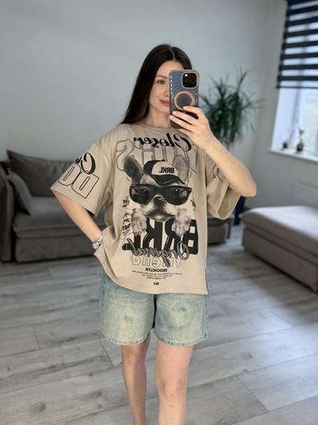 Футболка S.Style (42-48) 55-5 beige (лето)
