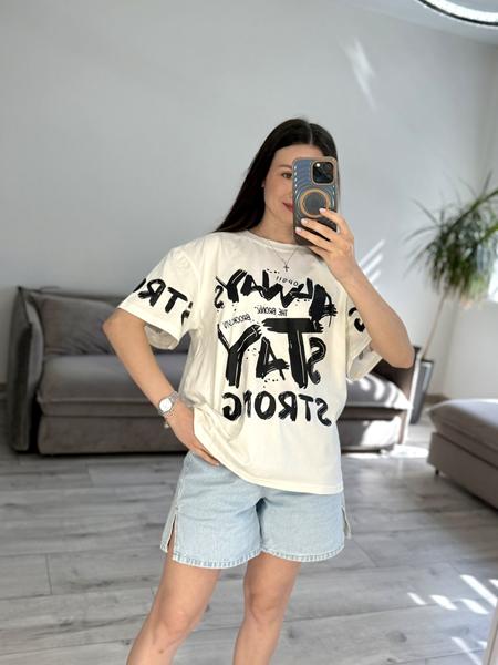 Футболка S.Style (one size) 56 white (лето)