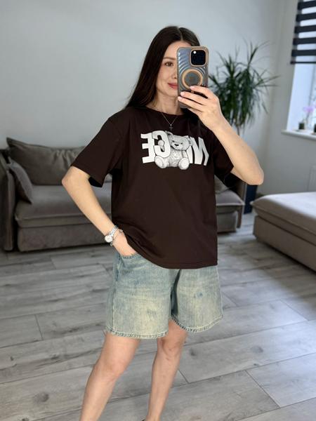 Футболка S.Style (one size) 67-3 brown (лето)