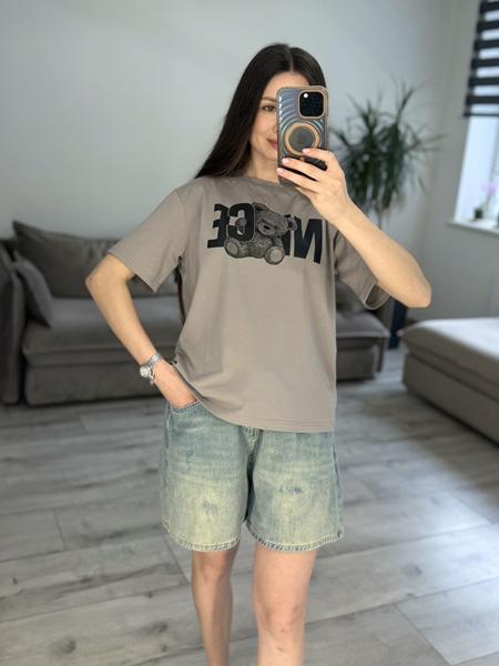 Футболка S.Style (one size) 67-3 grey (лето)