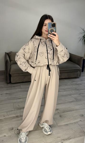 Костюм спорт S.Style (42-48) 680 beige (деми)