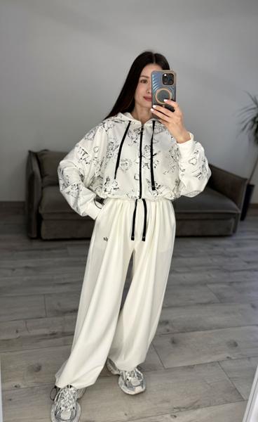 Костюм спорт S.Style (42-48) 680 white (деми)