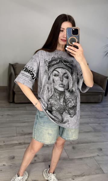 Футболка S.Style (one size) 71-2 grey (лето)