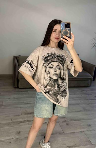 Футболка S.Style (one size) 71-2 l.beige (лето)