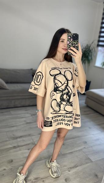 Туника S.Style (one size) 73-1 beige (лето)
