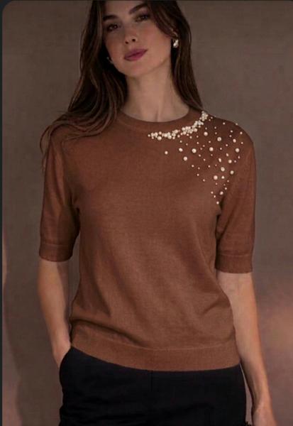 Американка Julia (50-52) JL1269 brown (лето)