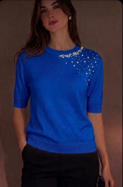 Американка Julia (50-52) JL1270 blue (лето)