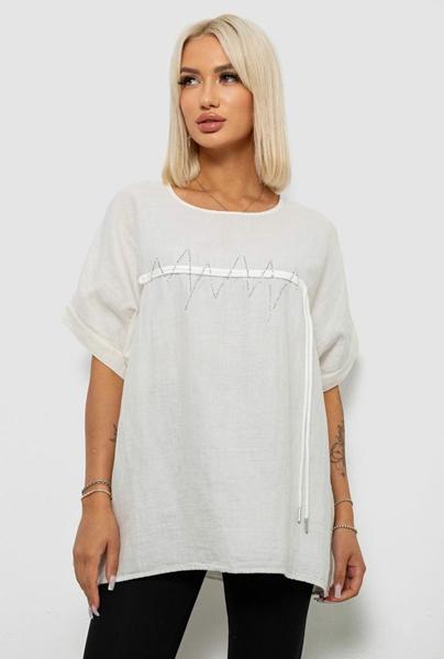 Футболка Seven Group (XL-3XL) 0264 white (лето)