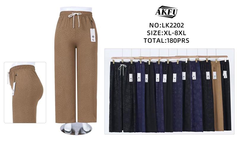 Штаны ALIA (XL-6XL) LK2202 mix (лето)