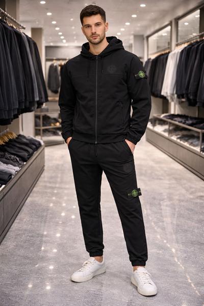 Костюм спорт MirWear (S-2XL) MW1068-313 black (деми)