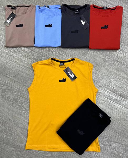 Майка MirWear (M-3XL) MW1339-283 yellow (лето)