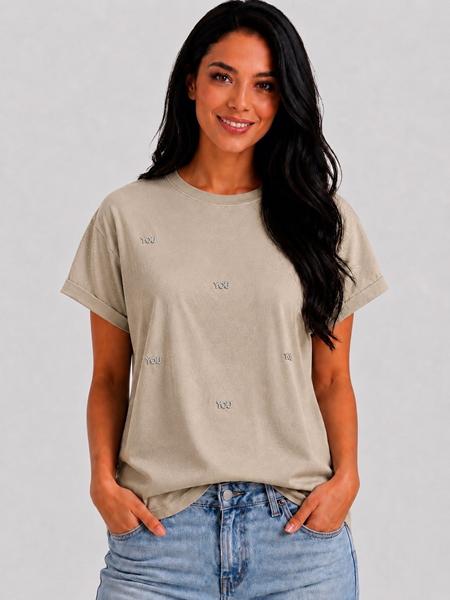 Футболка LeVisha (46-50) 26109 beige (лето)