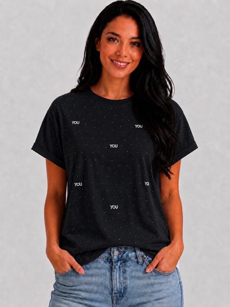 Футболка LeVisha (46-50) 26109 black (лето)