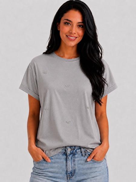Футболка LeVisha (46-50) 26109 grey (лето)
