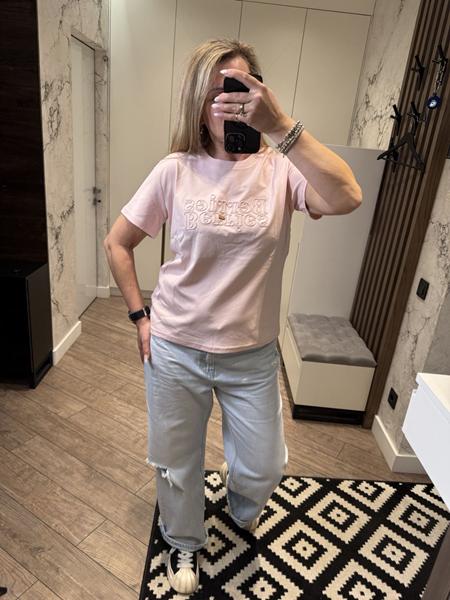 Футболка Lora (one size) LR1446 pink (лето)
