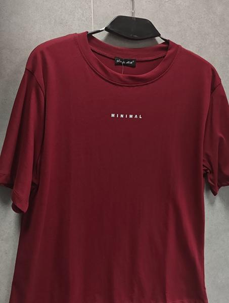 Футболка Lora (one size) LR1543 wine (лето)