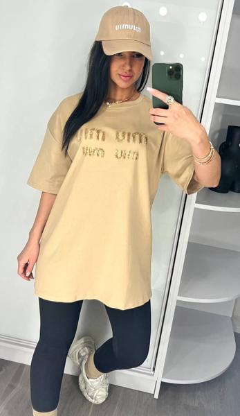 Футболка Lora (one size) LR1588 beige (лето)