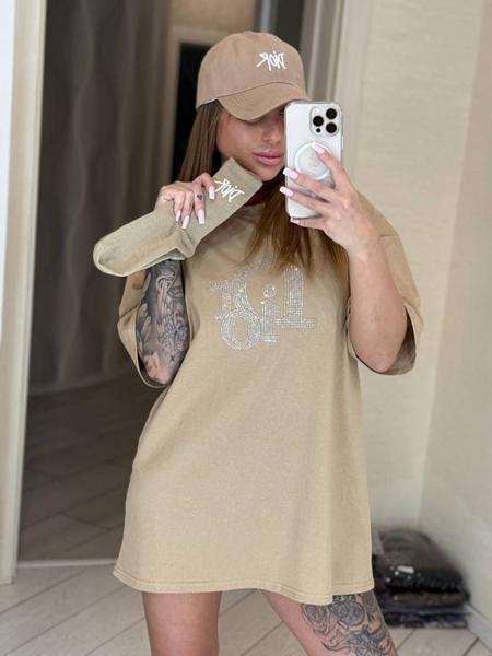 Футболка Lora (one size) LR1590 beige (лето)