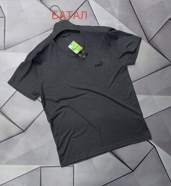 Футболка Rassul (XL-5XL) 67384 d.grey (лето)