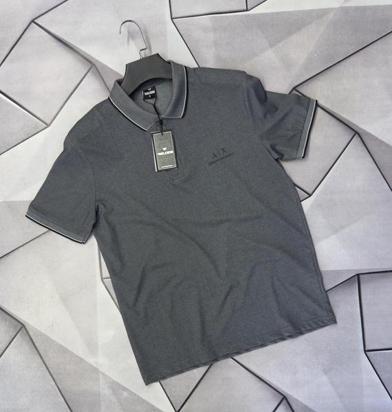 Футболка Rassul (S-2XL) 67454 grey (лето)