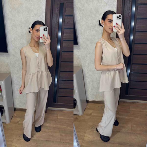 Костюм Valentina (42-48) 011 beige (лето)