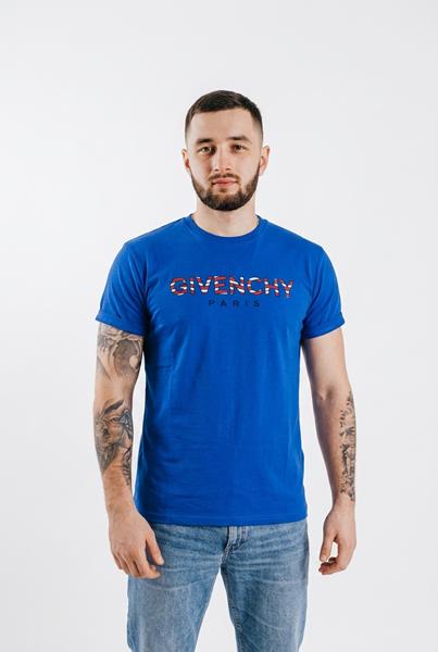 Футболка Sport style (M-2XL) 5-1 blue (лето)