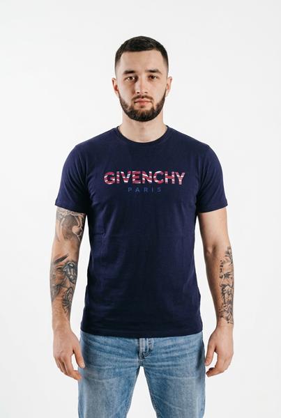 Футболка Sport style (M-2XL) 5-2 navy (лето)