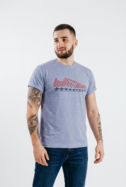 Футболка Sport style (M-2XL) 5-5 grey (лето)