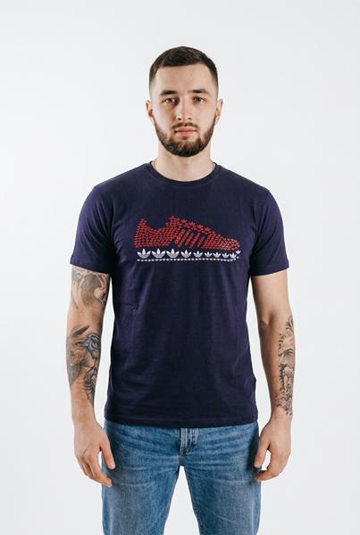 Футболка Sport style (M-2XL) 5-5 navy (лето)