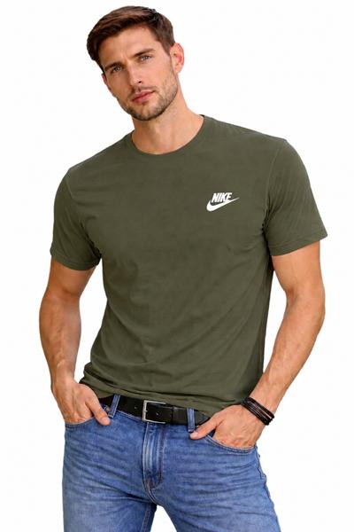Футболка ALIA (M-3XL) AL218 khaki (лето)