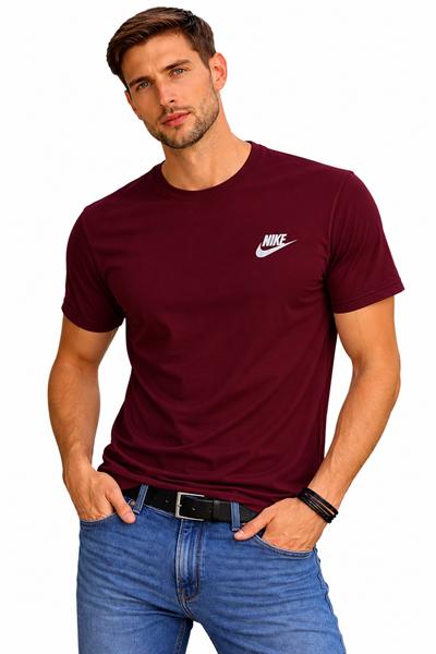 Футболка ALIA (M-3XL) AL219 wine (лето)