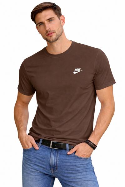 Футболка ALIA (M-3XL) AL220 brown (лето)