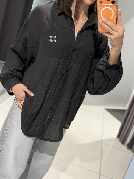 Рубашка Comod (S-L) 289 black (лето)