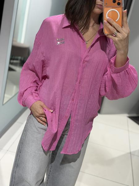 Рубашка Comod (S-L) 289 fuchsia (лето)