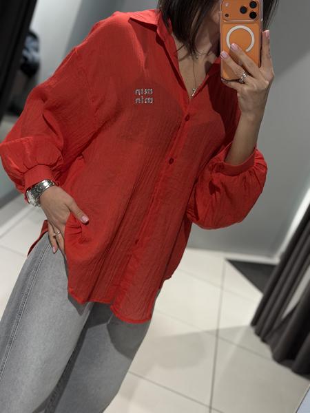 Рубашка Comod (S-L) 289 red (лето)
