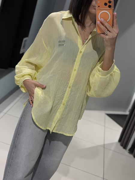 Рубашка Comod (S-L) 289 yellow (лето)