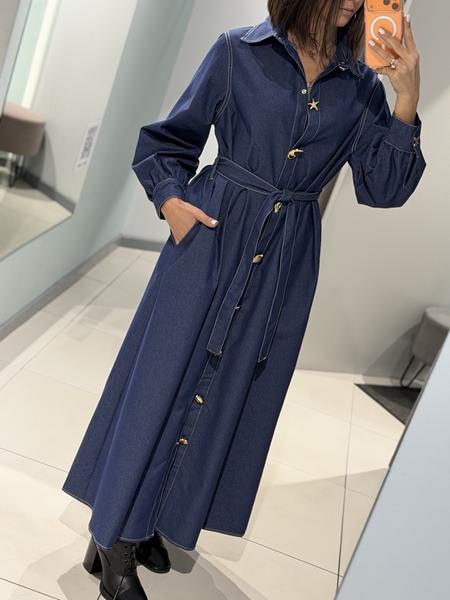 Платье Comod (M-L) 9654 blue (деми)