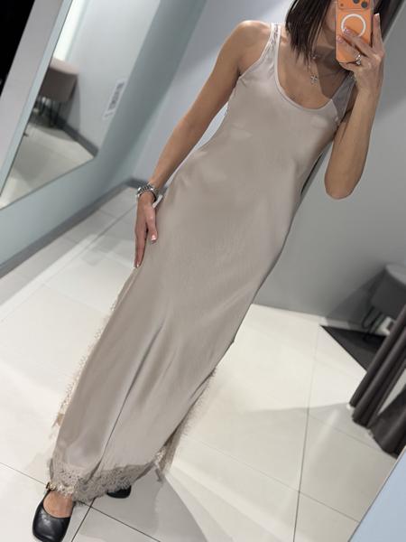 Платье Comod (S-L) H2395 beige (лето)