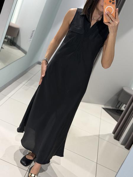 Платье Comod (S-L) H2395-1 black (лето)