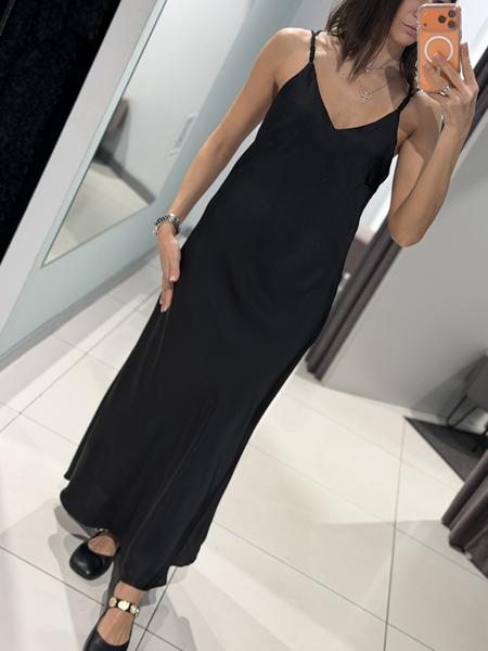 Платье Comod (S-L) H2396 black (лето)