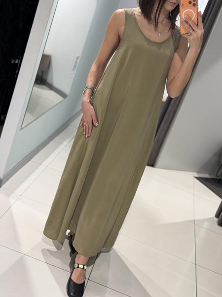 Платье Comod (S-L) H2501 khaki (лето)