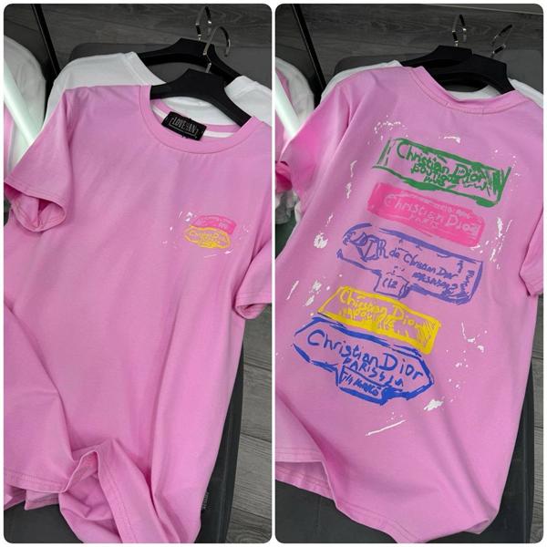 Футболка LOVEKAN (S-L) 1529 pink (лето)