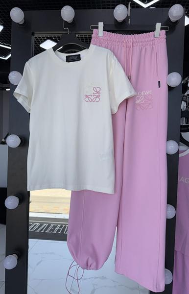 Костюм спорт LOVEKAN (S-L) 1709 pink (лето)